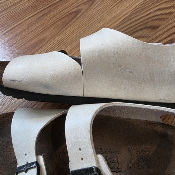 Birkenstock Champagne Le Mans Double Strap Buckle Sandal Women's EU 37, US 6-6.5 - Picture 4 of 12